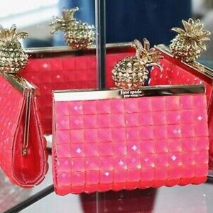Rare Kate Spade Lemon Drop Pelican Clasp purse 👛
